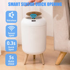 Automatic Trash Can with Lid,  Small Plastic Smart Trash Can, Motion Sensor Trash Can for Bedroom, Bathroom, Kitchen, Office