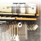 Kitchen Punch-free Storage Rack Double-layer Chopping Board Rack